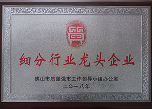 佛山市细分行业龙头企业 佛山市细分行业龙头企业